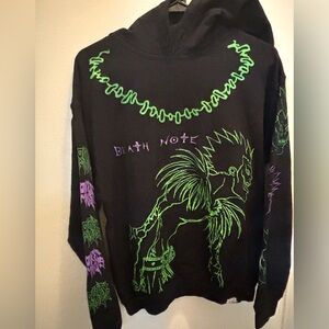 Medium size broken promises X deathnote hoodie